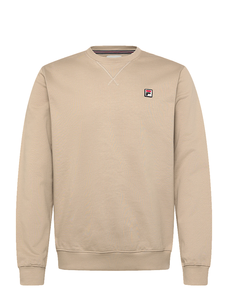 FILA - BIELLA regular crewneck sweatshirt - oberteile - white pepper - 0