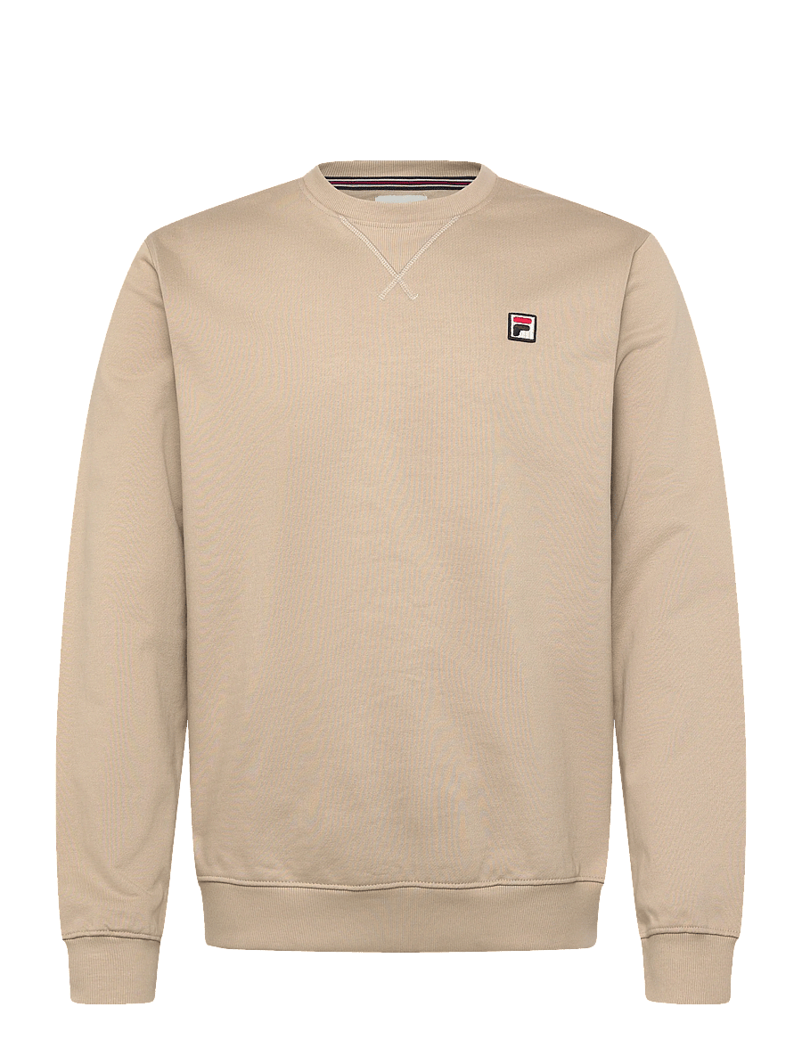 FILA - BIELLA regular crewneck sweatshirt - oberteile - white pepper - 0