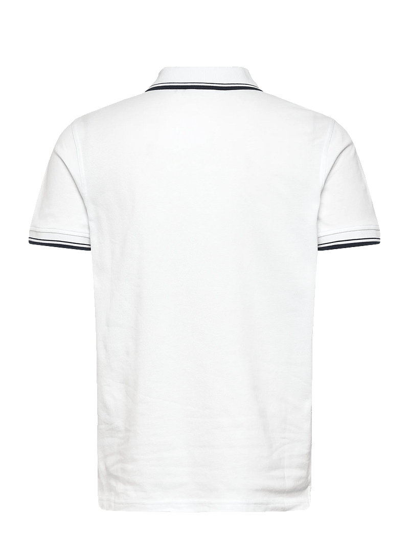 FILA - BIELLA regular tipped polo shirt - oberteile & t-shirts - bright white - 1