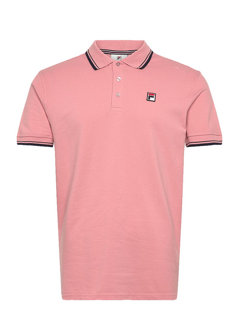FILA - BIELLA regular tipped polo shirt - toppe & t-shirts - mellow rose - 0