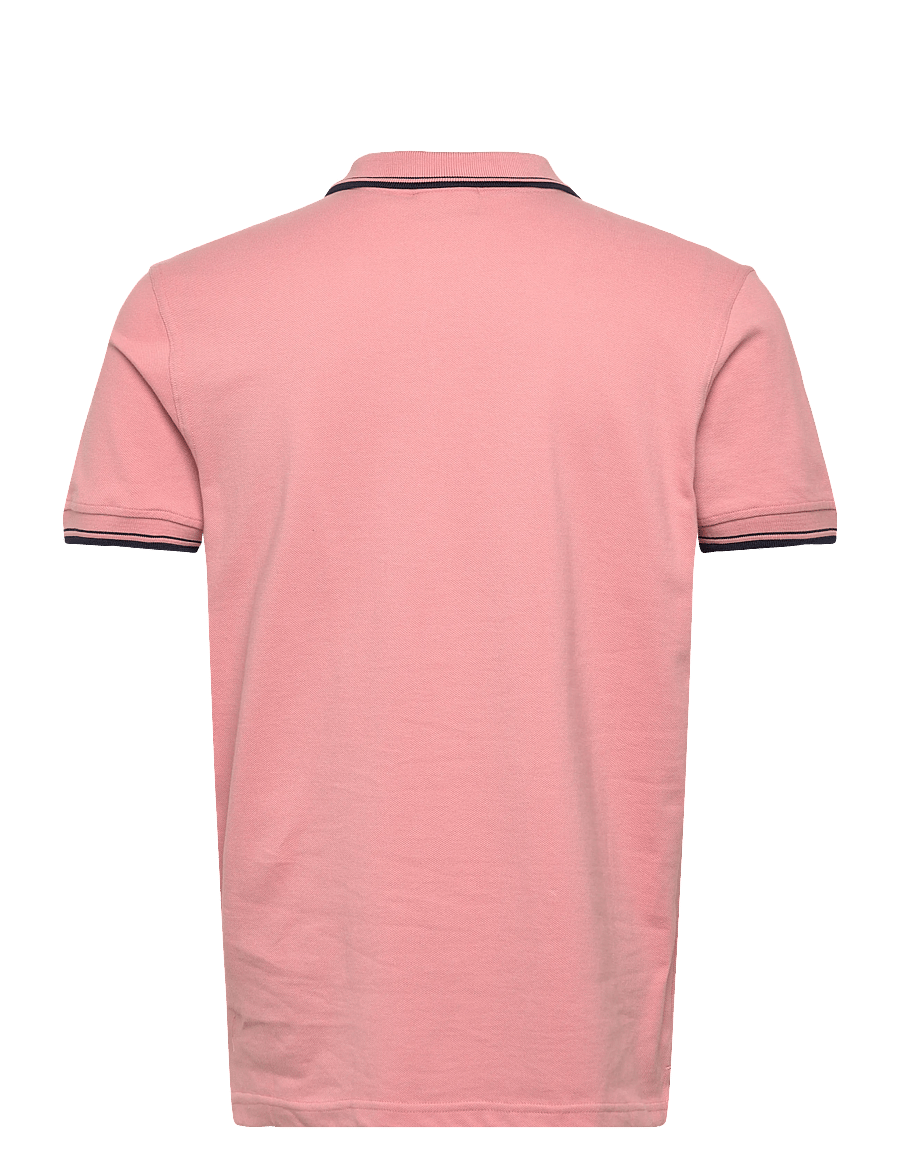 FILA - BIELLA regular tipped polo shirt - toppar & t-shirts - mellow rose - 1