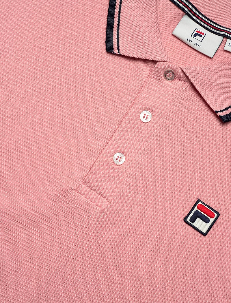 FILA - BIELLA regular tipped polo shirt - toppe & t-shirts - mellow rose - 2