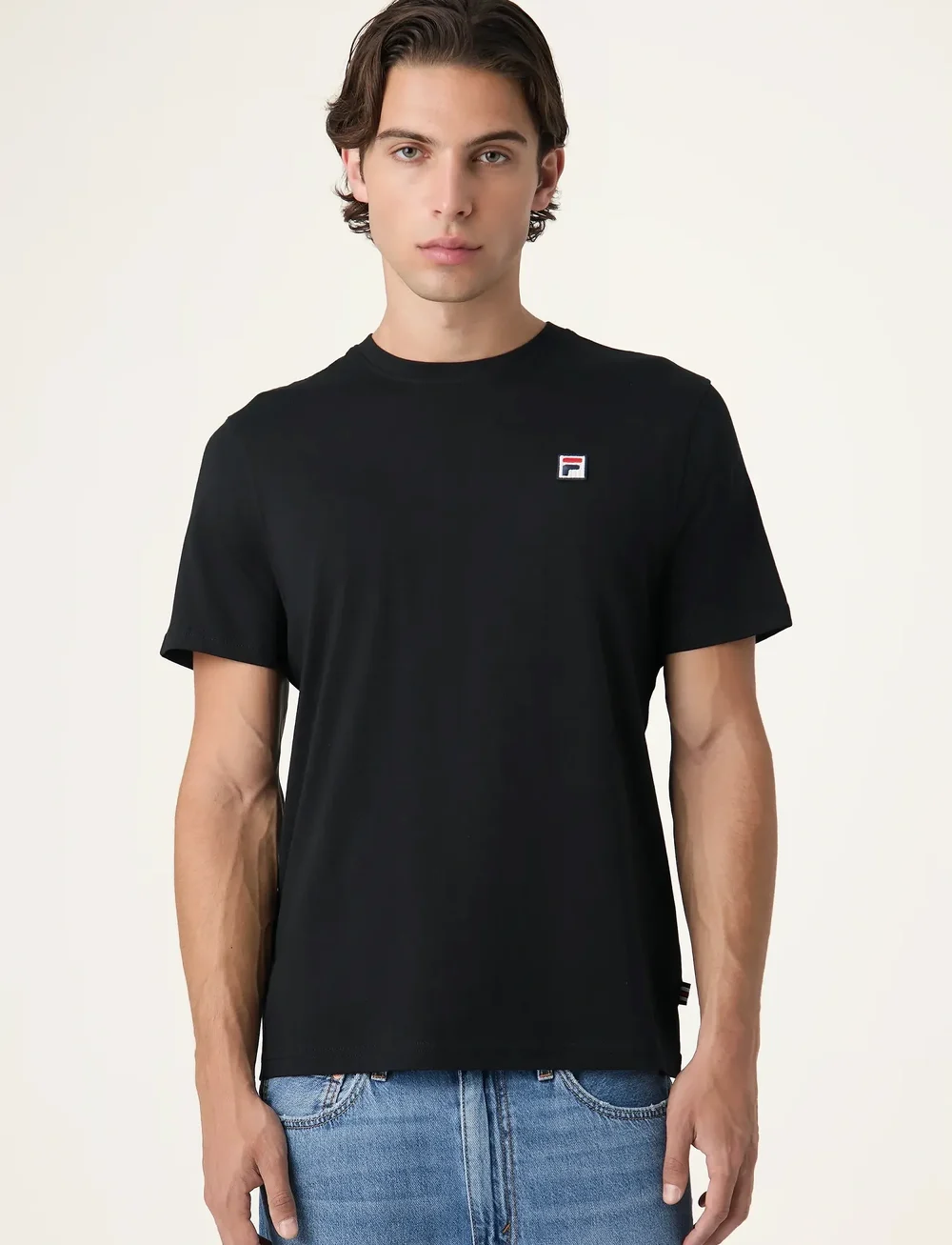 FILA - BIELLA regular short sleeve t-shirt - t-shirts - black - 0