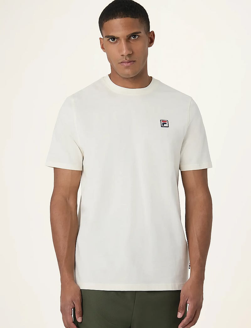 FILA - BIELLA regular short sleeve t-shirt - topit & t-paidat - egret - 0