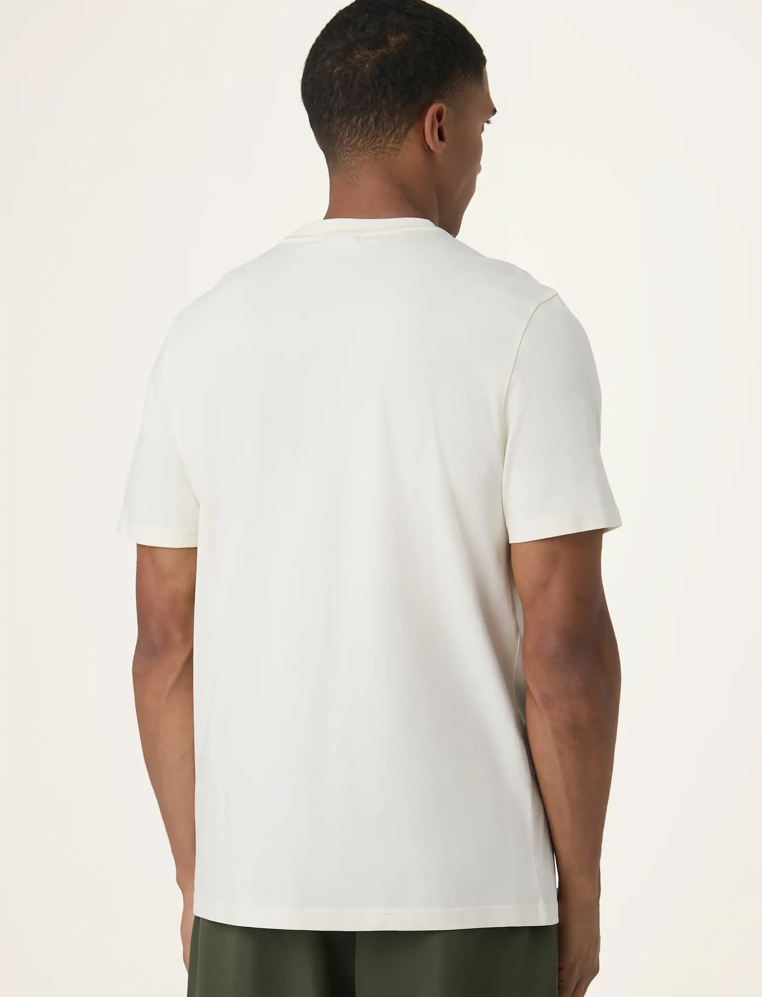 FILA - BIELLA regular short sleeve t-shirt - alussärgid ja t-särgid - egret - 3