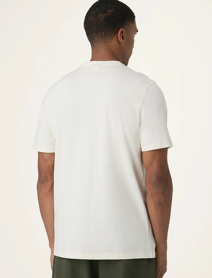 FILA - BIELLA regular short sleeve t-shirt - tops & t-shirts - egret - 3