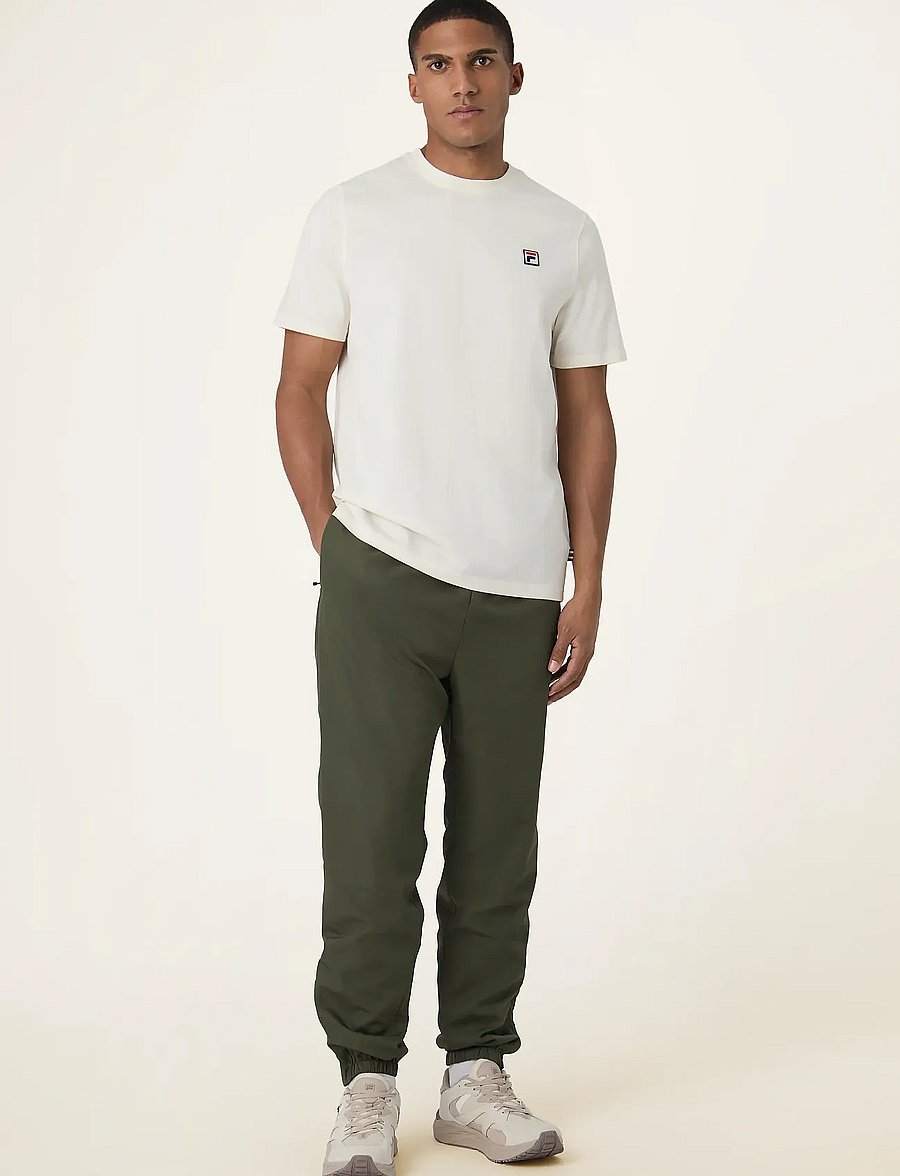 FILA - BIELLA regular short sleeve t-shirt - tops & t-shirts - egret - 4
