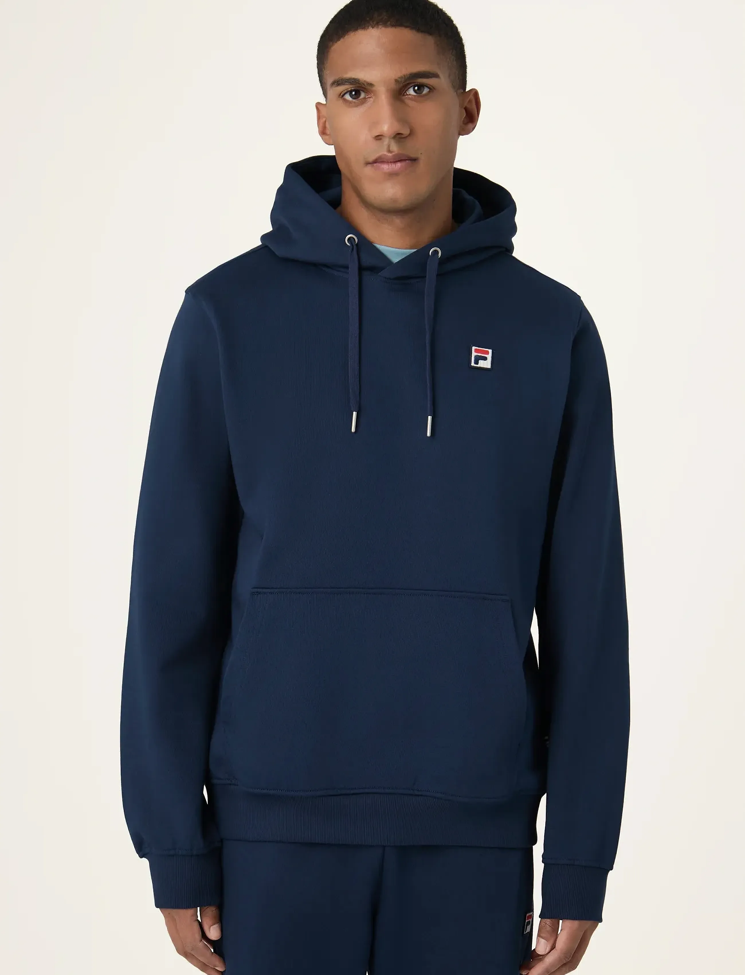 FILA Biella Regular Hoodie, XL, Black, Sport Sweatshirts & Hoodies > Sport Hoodies, Herre
