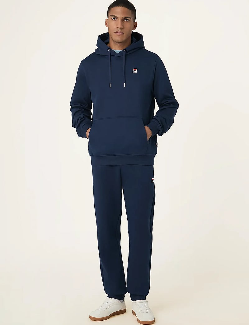 FILA - BIELLA regular hoodie - tops - black iris - 4