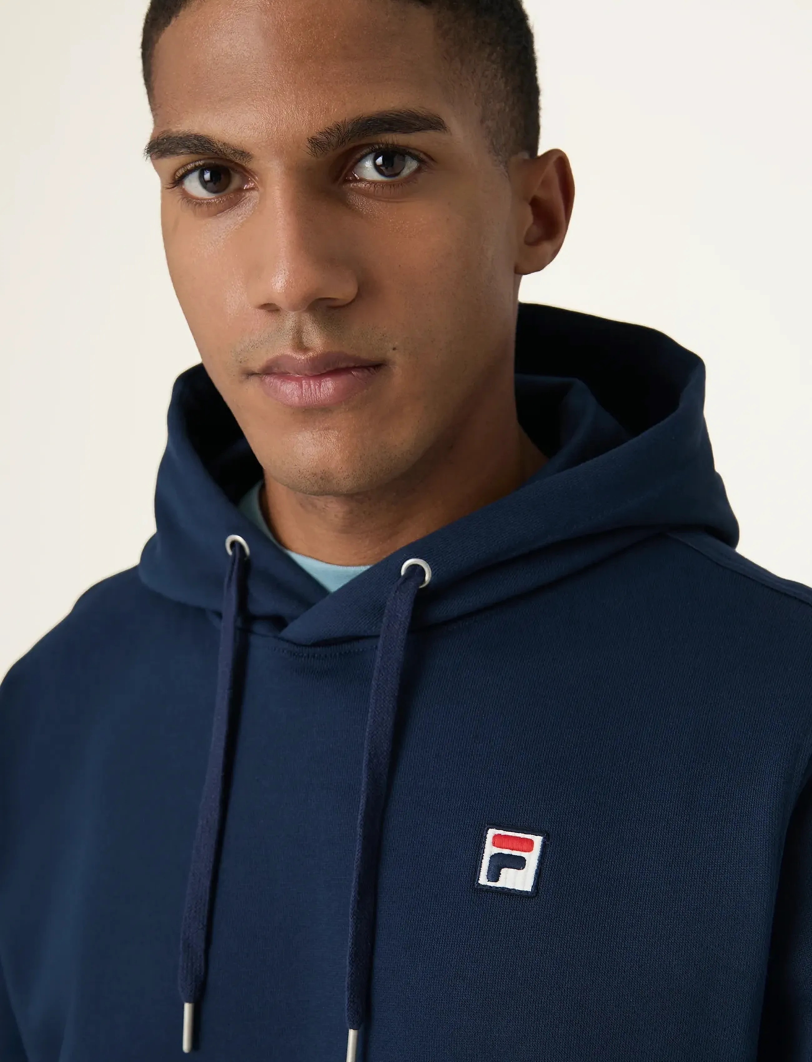 FILA - BIELLA regular hoodie - hettegensere - black iris - 5