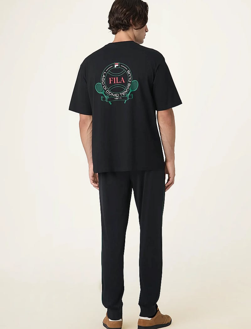 FILA - SAGANO regular track pants - bukser - black - 5