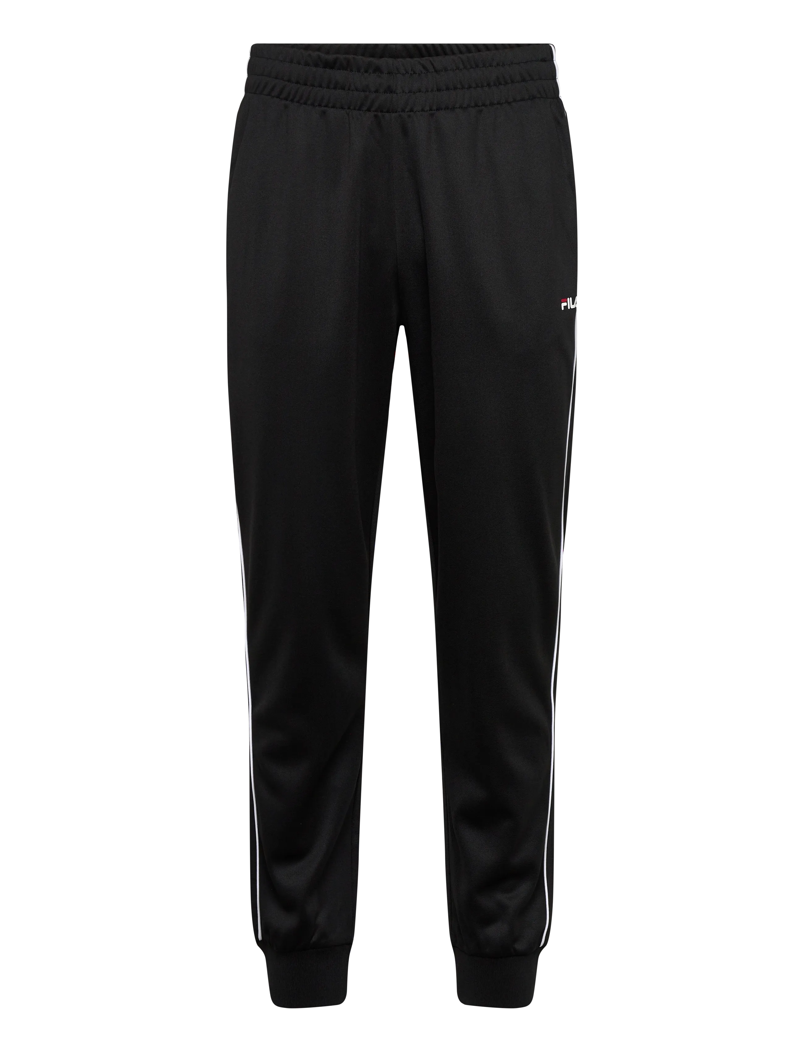 FILA SAGANO regular track pants - Sweatpants - BLACK-BRIGHT WHITE / black