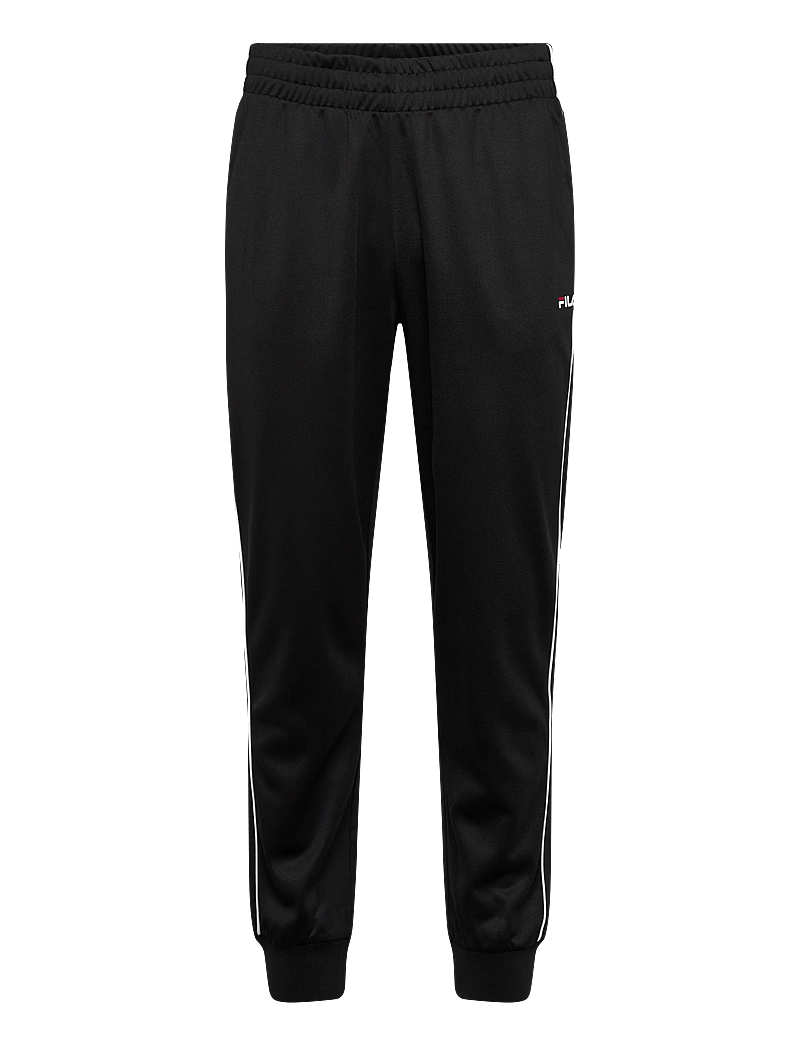 FILA - SAGANO regular track pants - hosen - black-bright white - 0