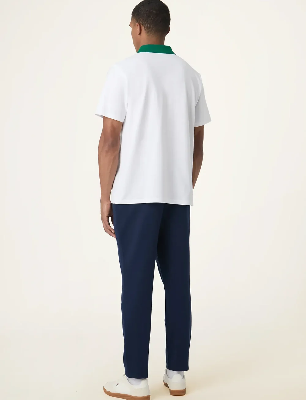 FILA - JOVENCAN slim cropped smart sweatpants - sweatpants - black iris - 3