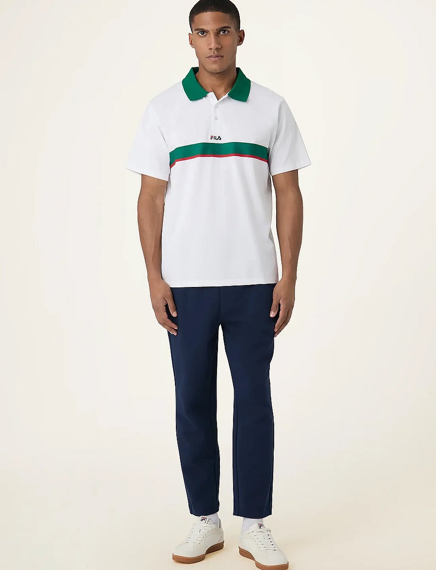 FILA - JOVENCAN slim cropped smart sweatpants - joggebukser - black iris - 4