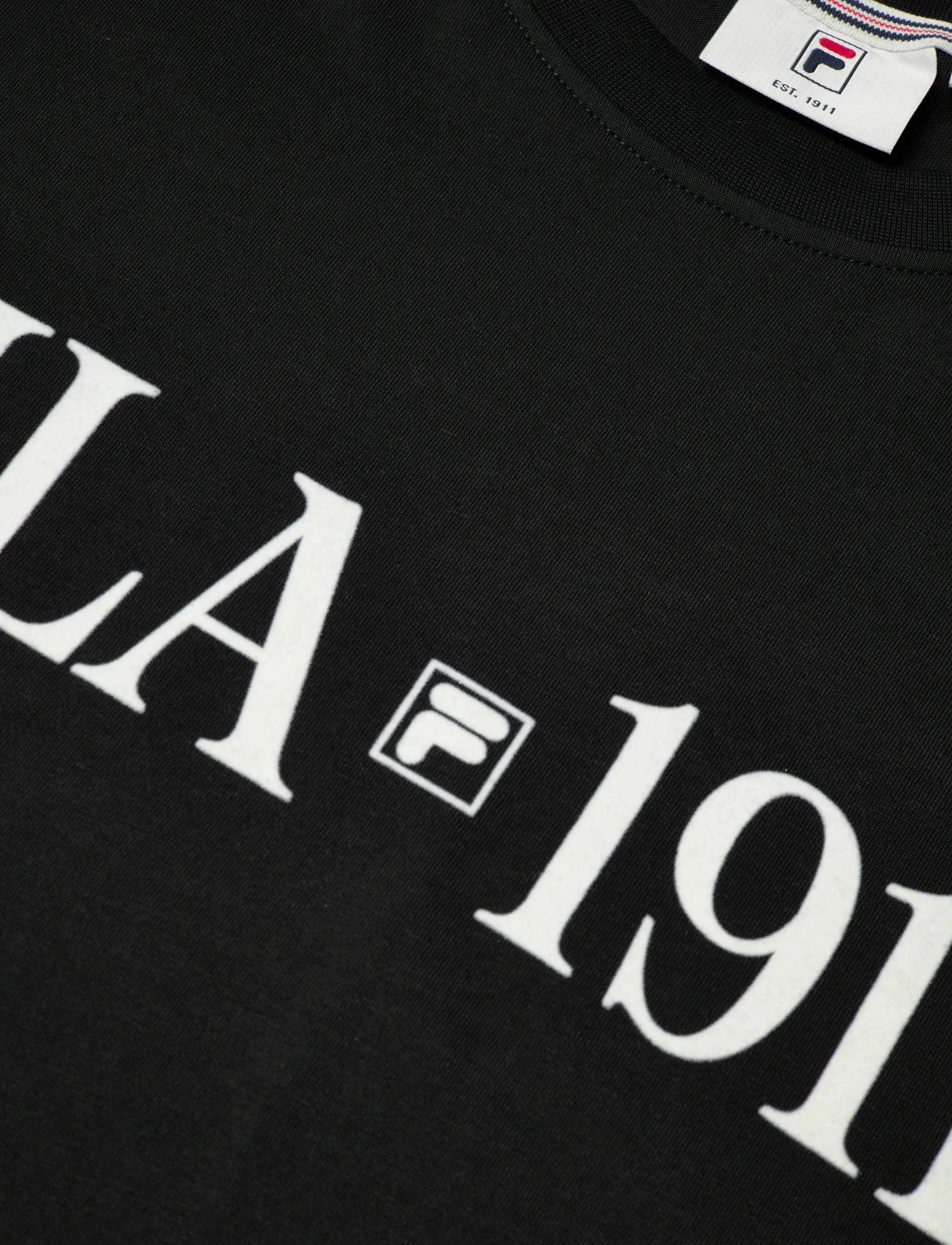 FILA - VINCI relaxed graphic t-shirt - alussärgid ja t-särgid - black - 2