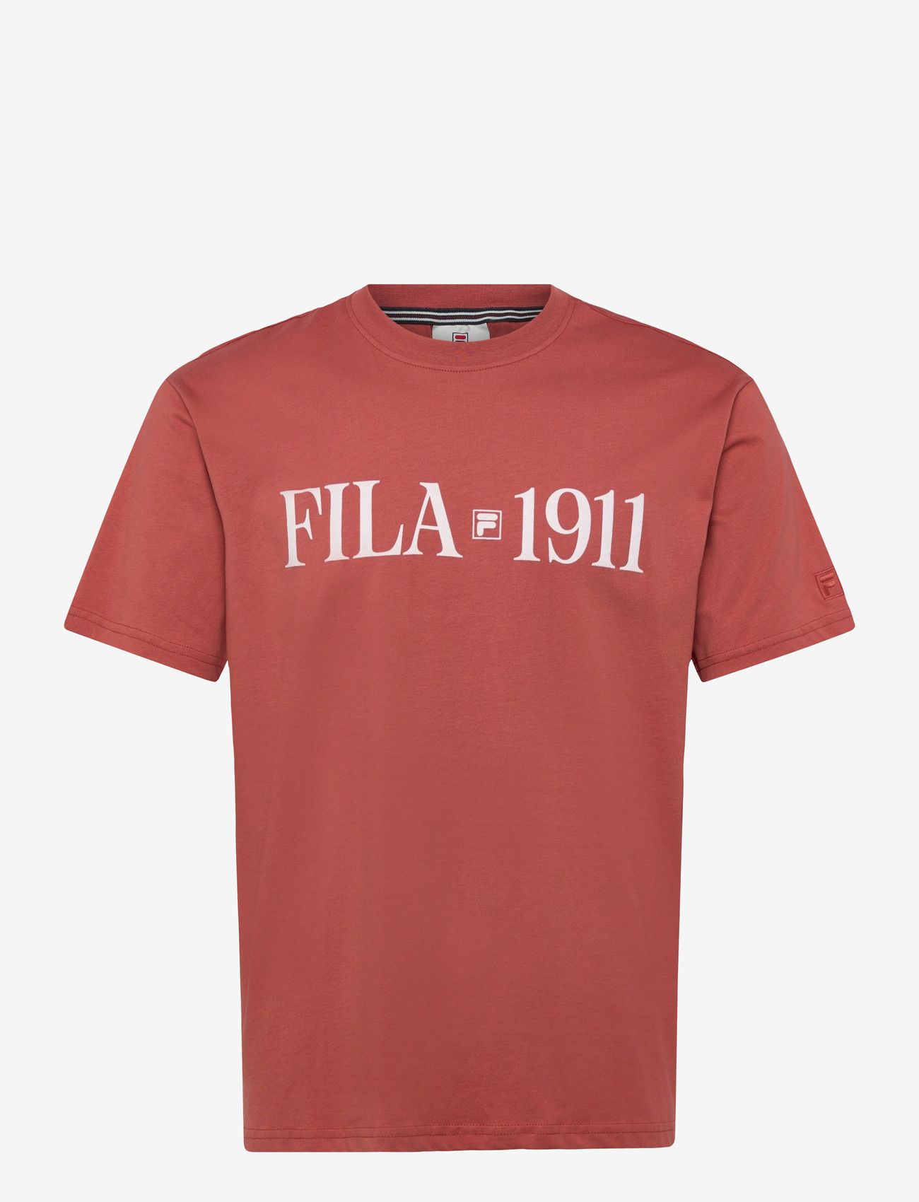FILA - VINCI relaxed graphic t-shirt - alussärgid ja t-särgid - etruscan red - 0