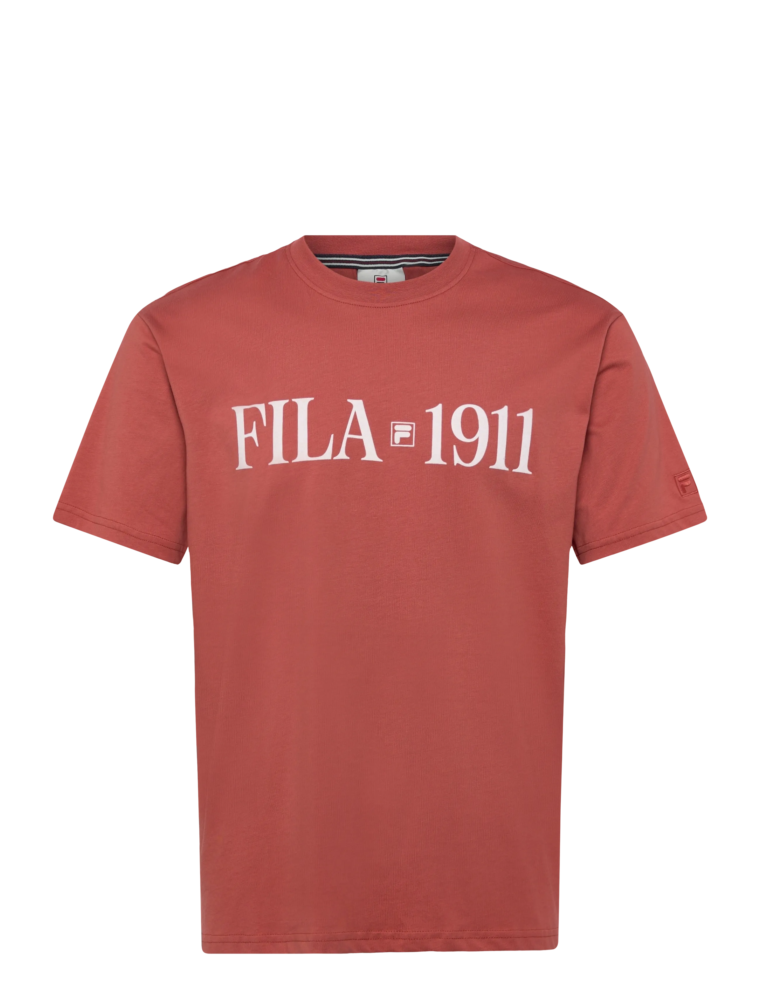 FILA - VINCI relaxed graphic t-shirt - oberteile & t-shirts - etruscan red - 0