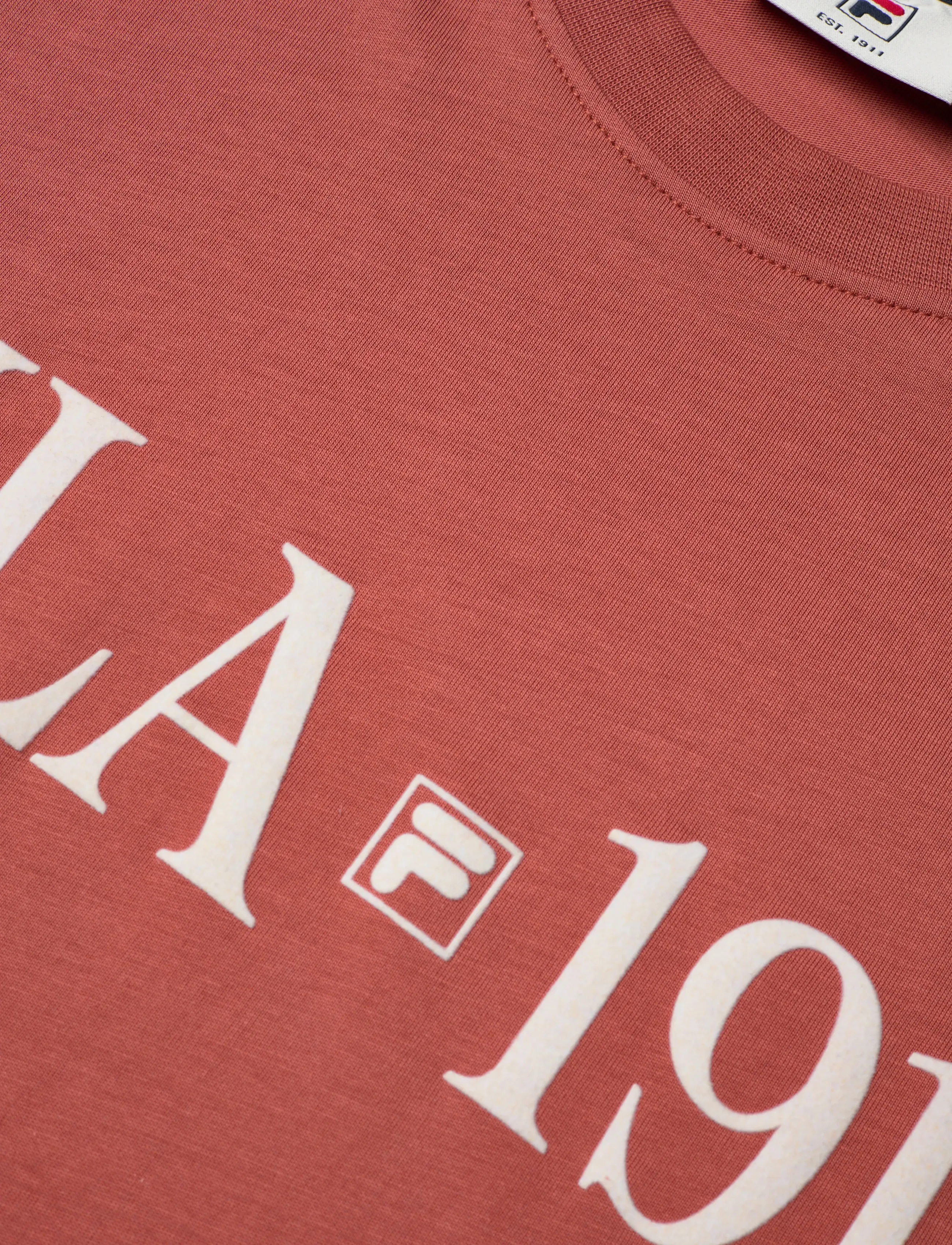 FILA - VINCI relaxed graphic t-shirt - oberteile & t-shirts - etruscan red - 2