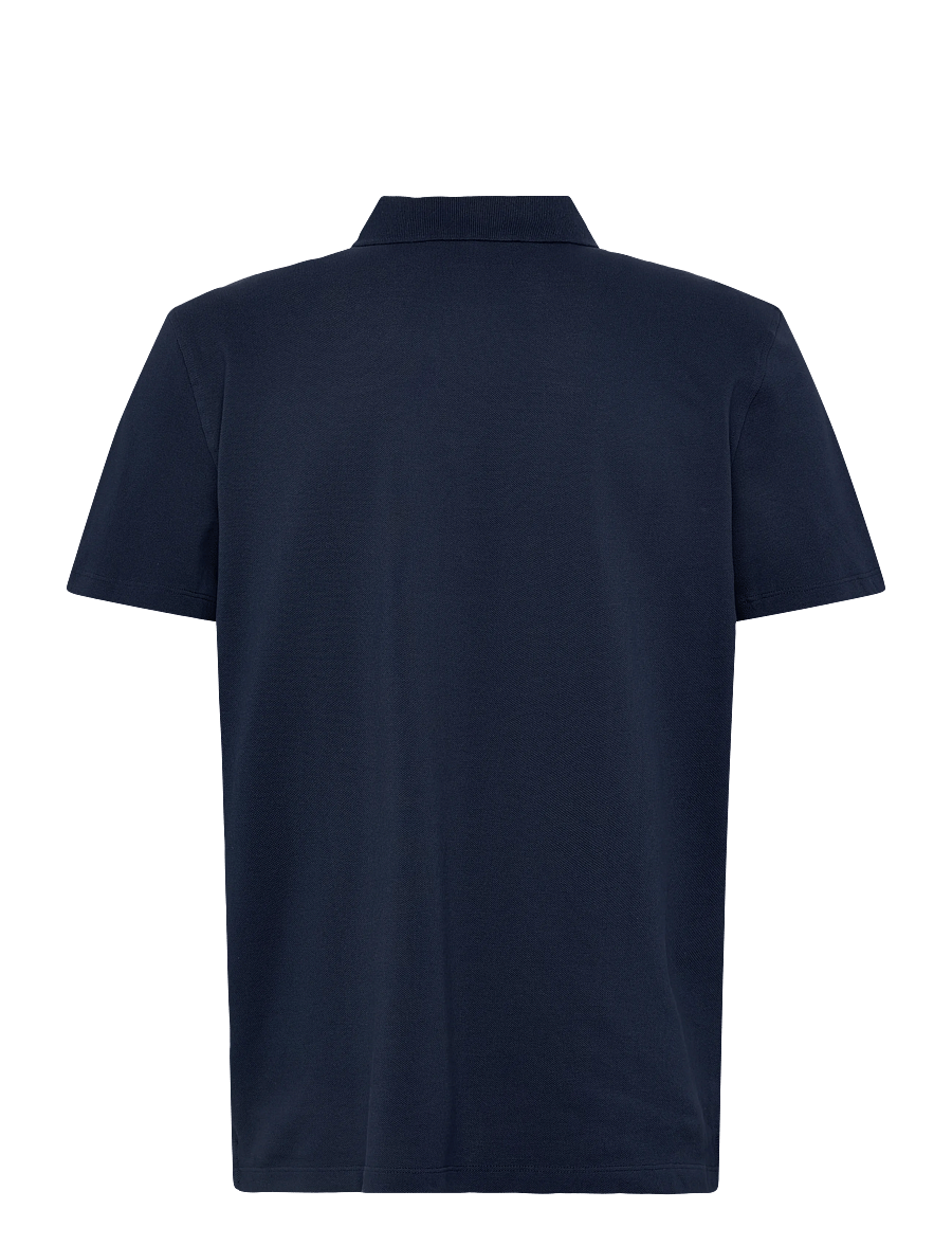 FILA - DIECIMO regular heritage tape polo shirt - oberteile & t-shirts - black iris - 1