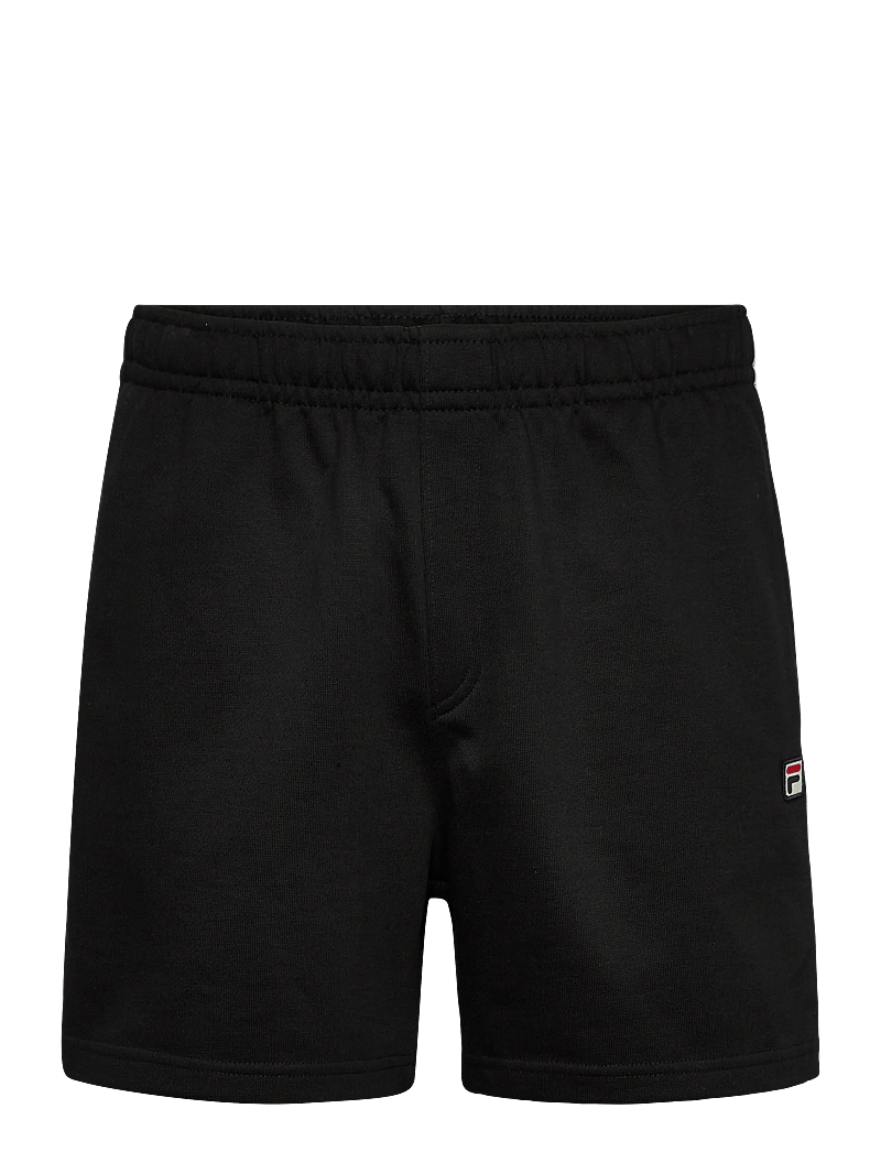 FILA - DIECIMO regular heritage tape sweat shorts - hosen - black - 0