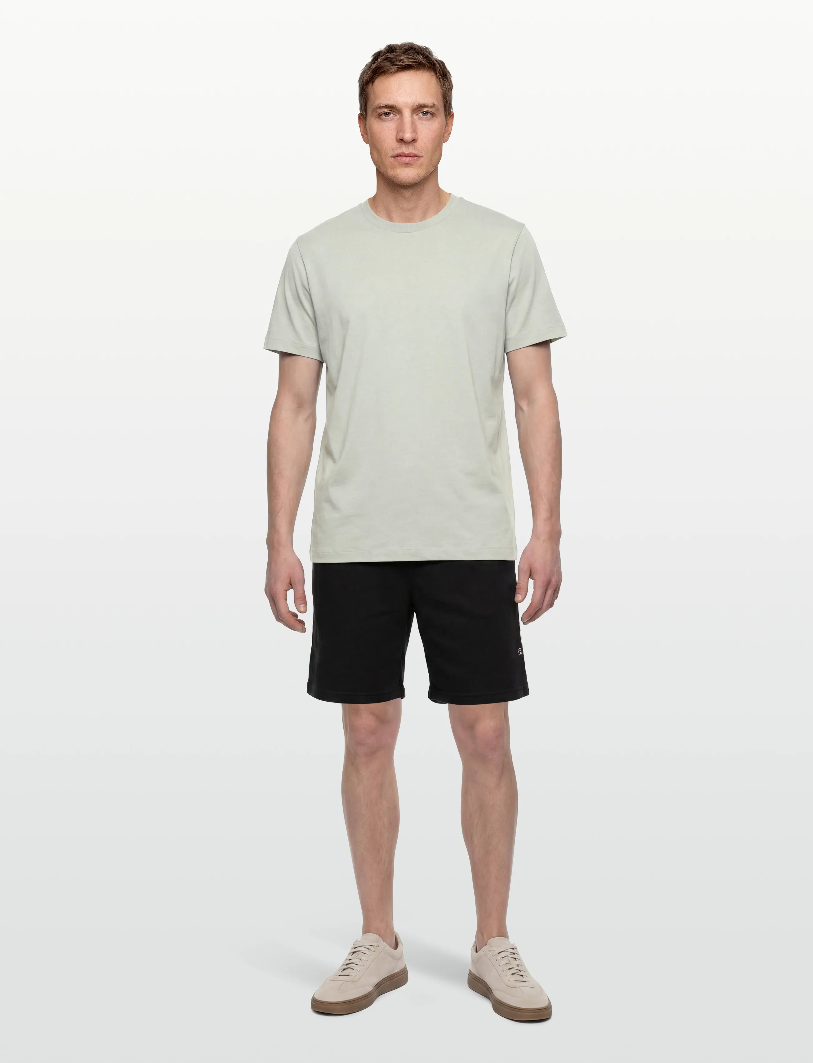 FILA Diecimo Regular Heritage Tape Sweat Shorts, Mænd, Sweatshorts, Sort, Str: S