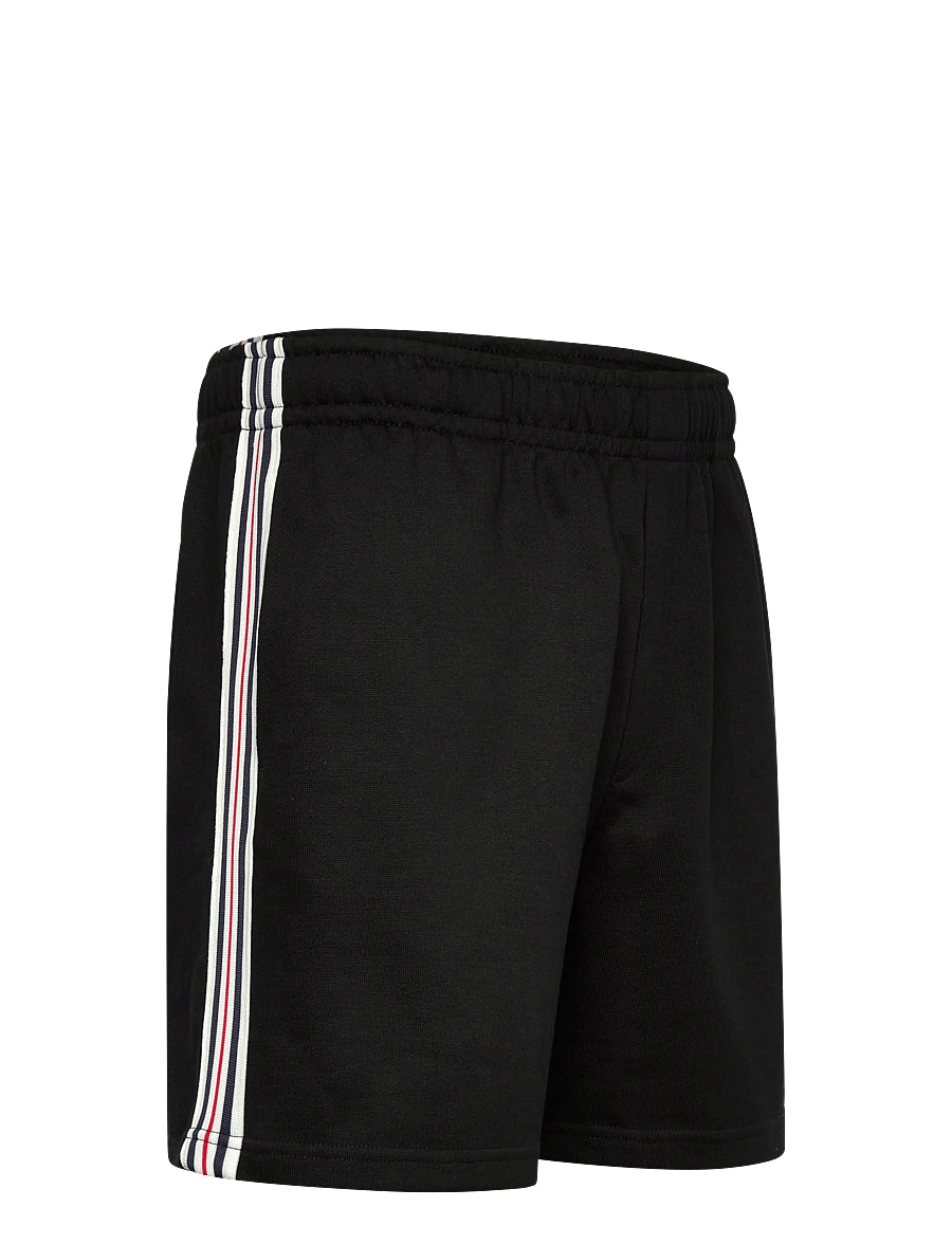 FILA - DIECIMO regular heritage tape sweat shorts - hosen - black - 2