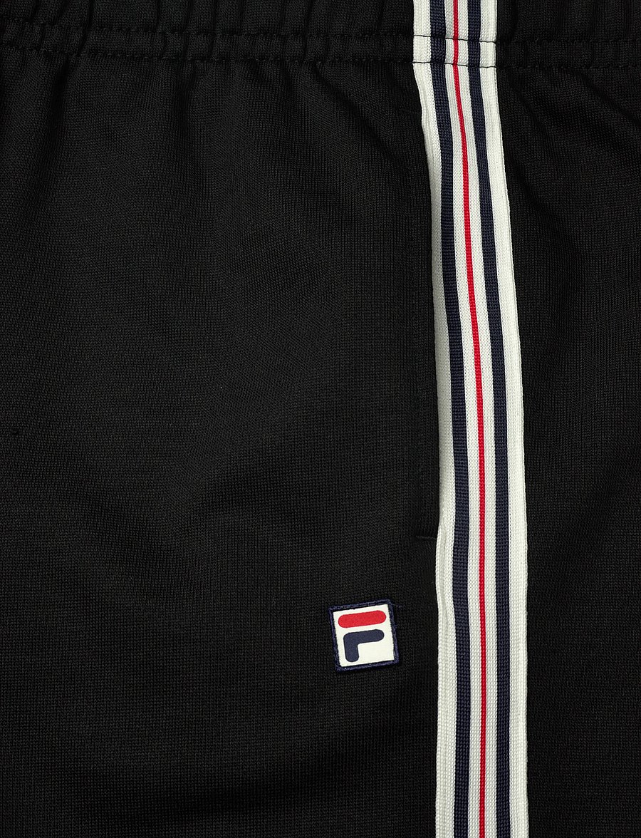FILA - DIECIMO regular heritage tape sweat shorts - hosen - black - 4