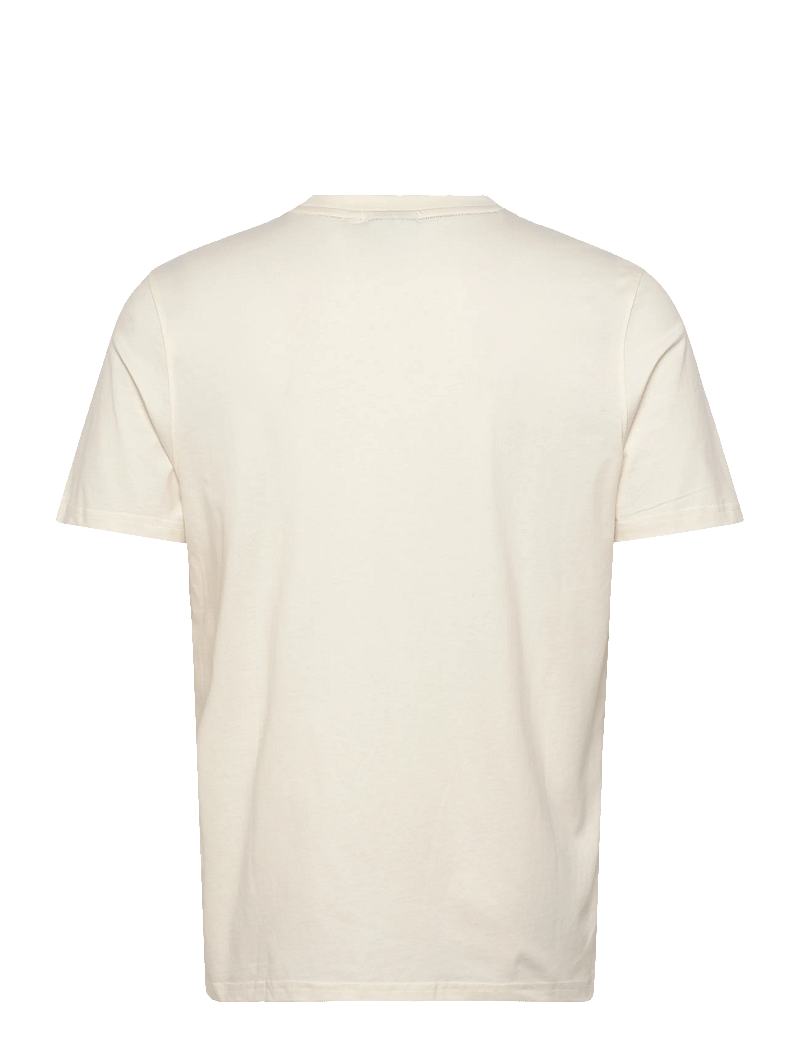FILA - DIECIMO regular heritage tape t-shirt - t-shirts - egret - 1