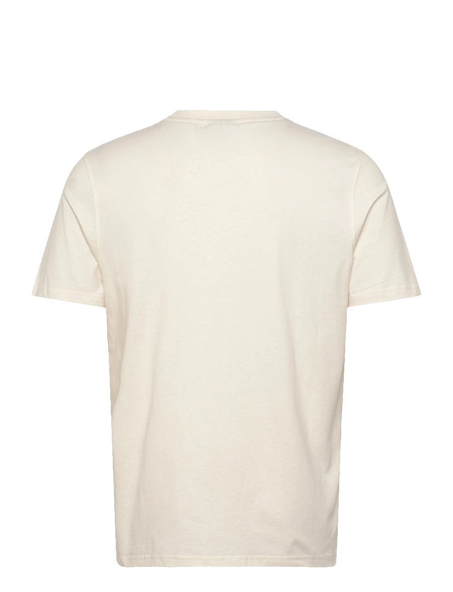 FILA - DIECIMO regular heritage tape t-shirt - oberteile & t-shirts - egret - 1