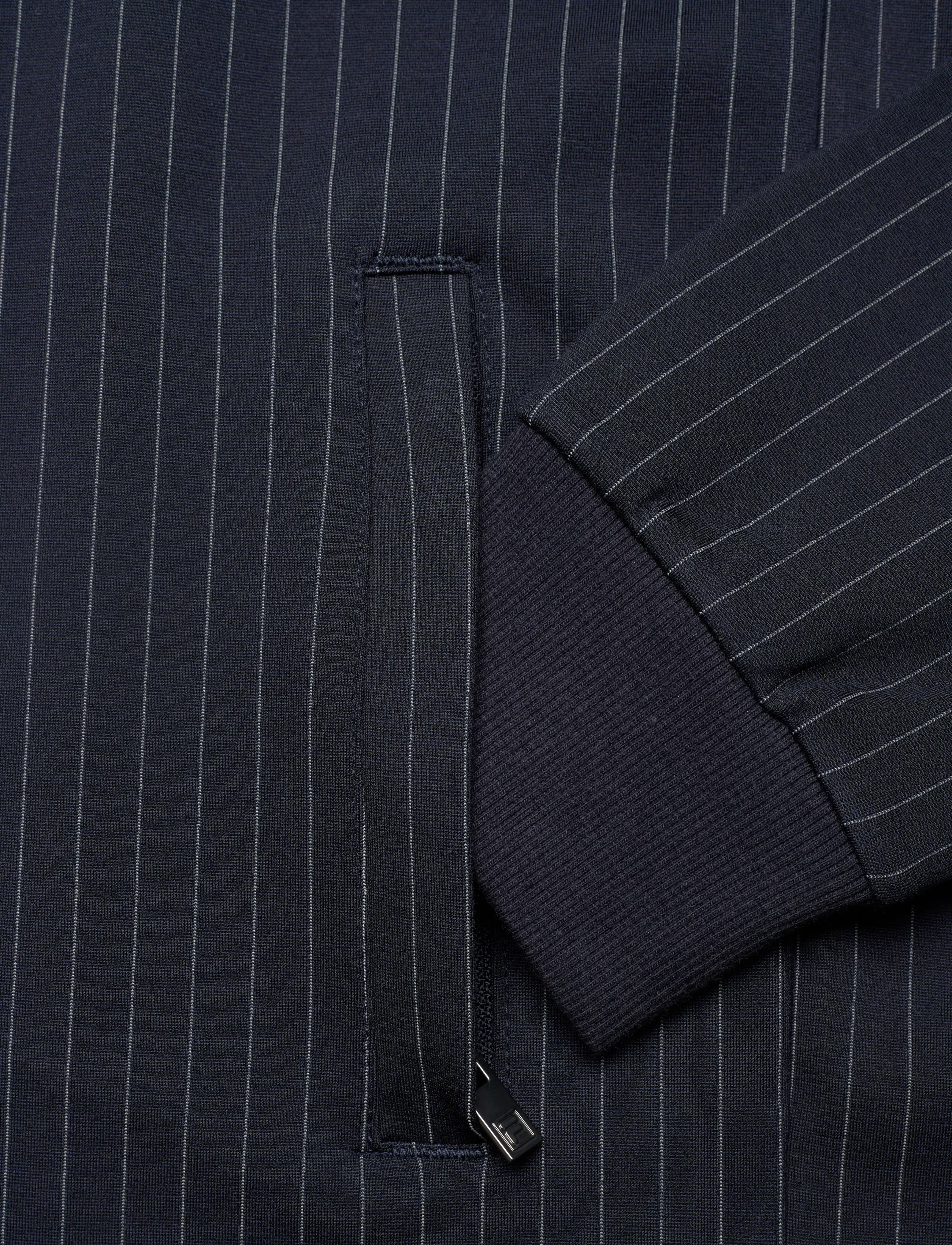 FILA - LUCCA regular pinstriped track jacket - ikdienišķa stila žaketes - black iris / egret striped - 4
