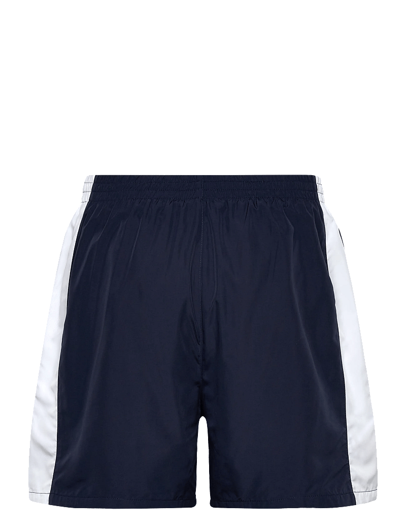 FILA - PISTOIA loose blocked woven shorts - afslappede shorts - black iris-bright white - 1
