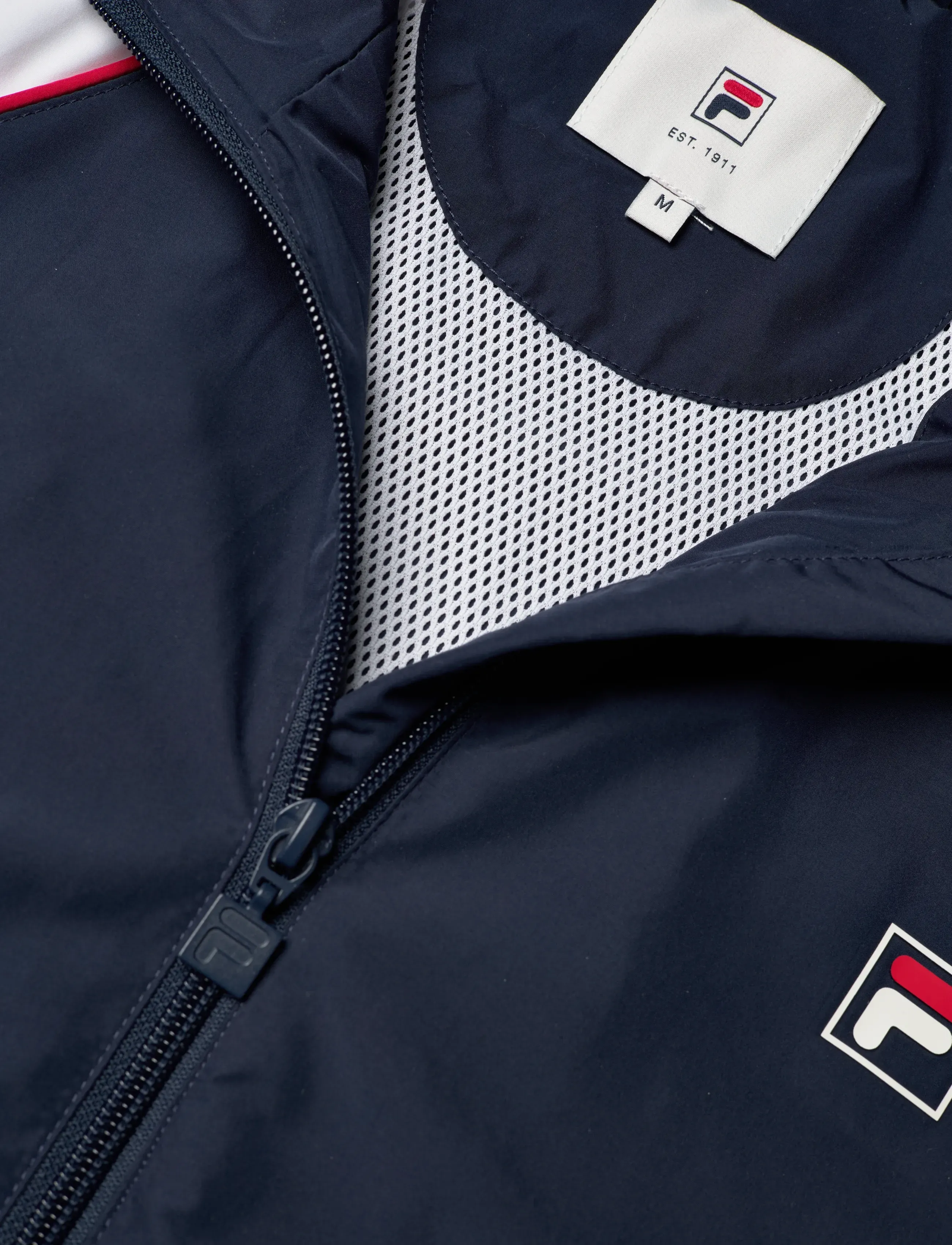 FILA - PISTOIA relaxed  blocked woven track jacket - sportsjakker - black iris-bright white - 2