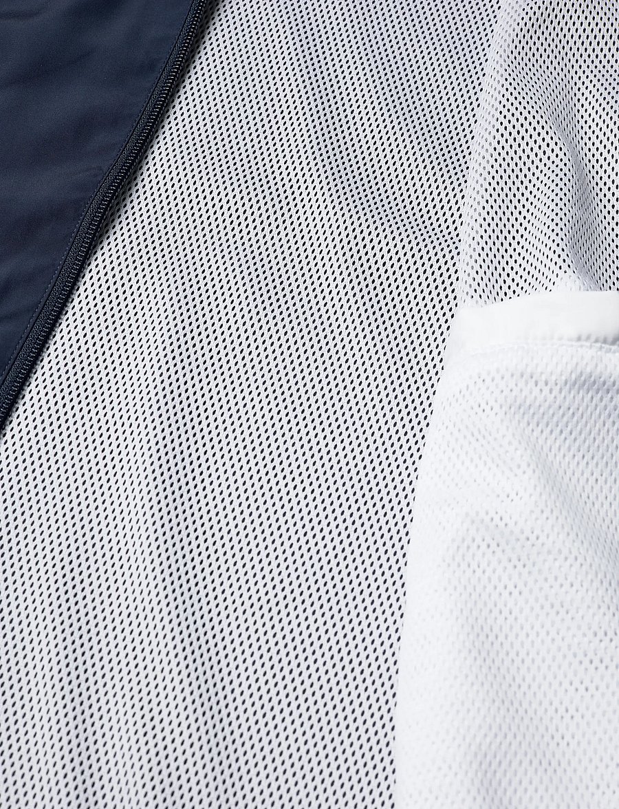 FILA - PISTOIA relaxed blocked woven track jacket - sportjacken - black iris-bright white - 4