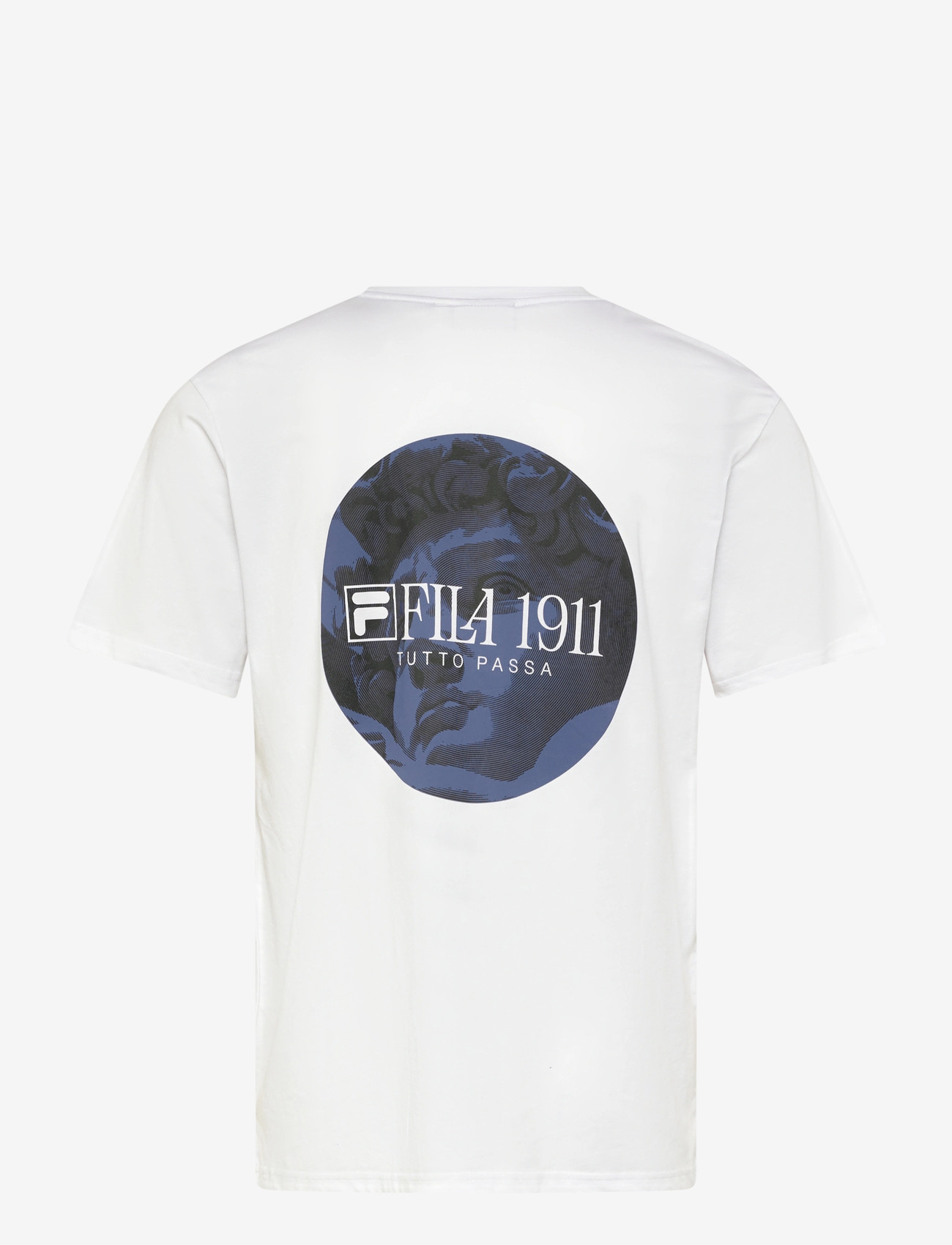 FILA - PONZANO relaxed graphic t-shirt - t-shirts - bright white - 1