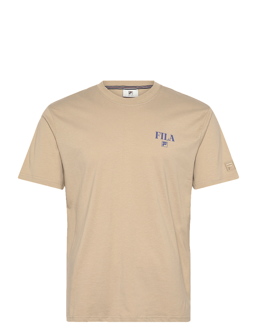 FILA - PONZANO relaxed graphic t-shirt - oberteile & t-shirts - white pepper - 0
