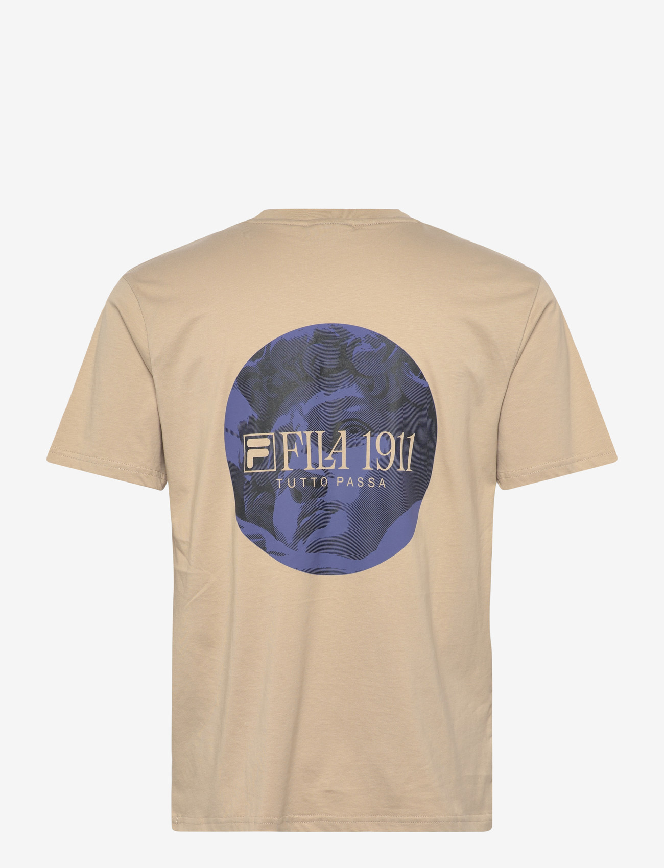 FILA - PONZANO relaxed graphic t-shirt - t-shirts - white pepper - 1