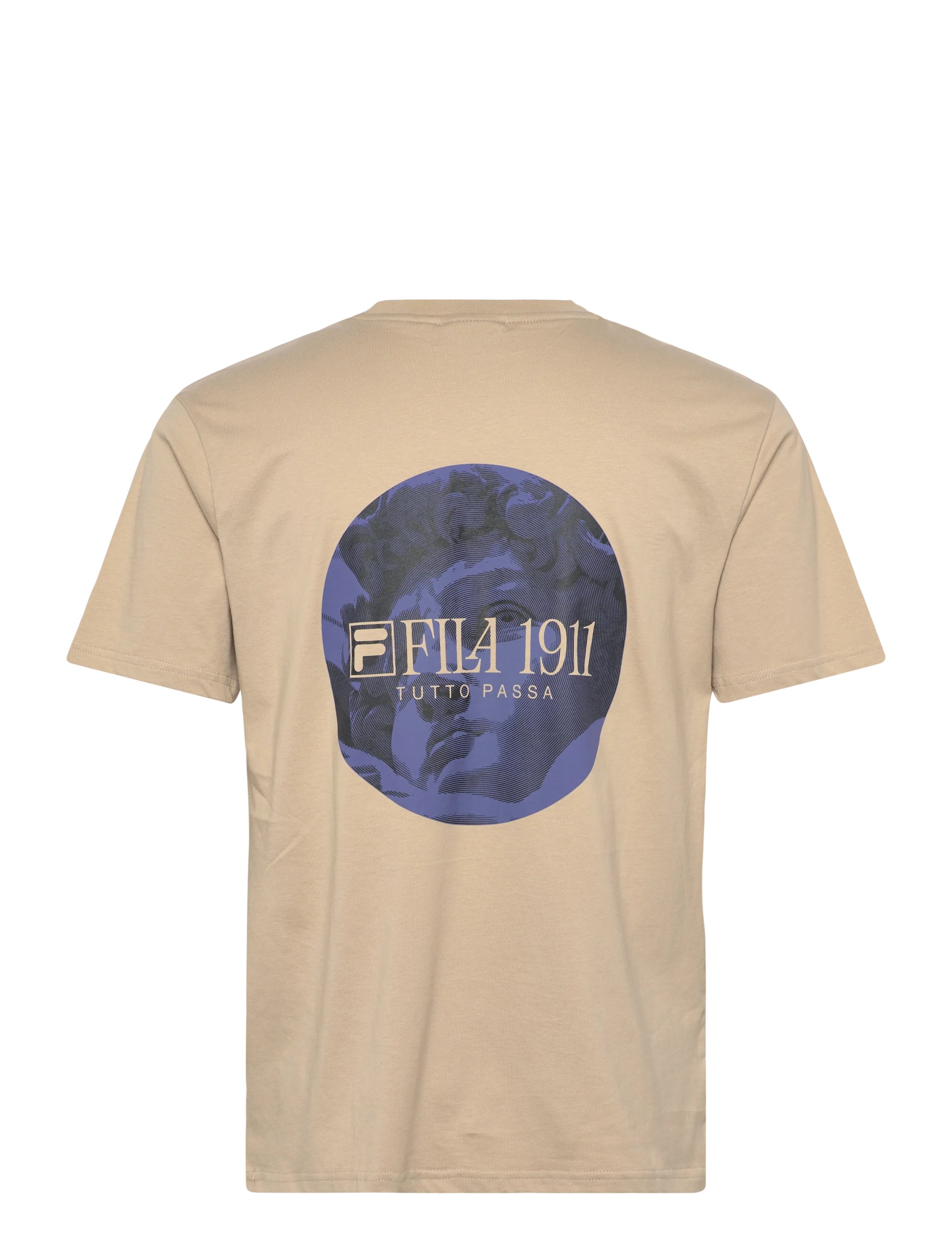 FILA - PONZANO relaxed graphic t-shirt - alussärgid ja t-särgid - white pepper - 1