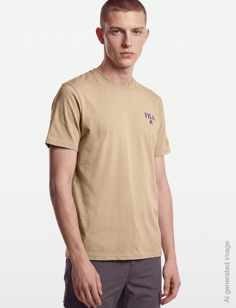 FILA - PONZANO relaxed graphic t-shirt - tops & t-shirts - white pepper - 3