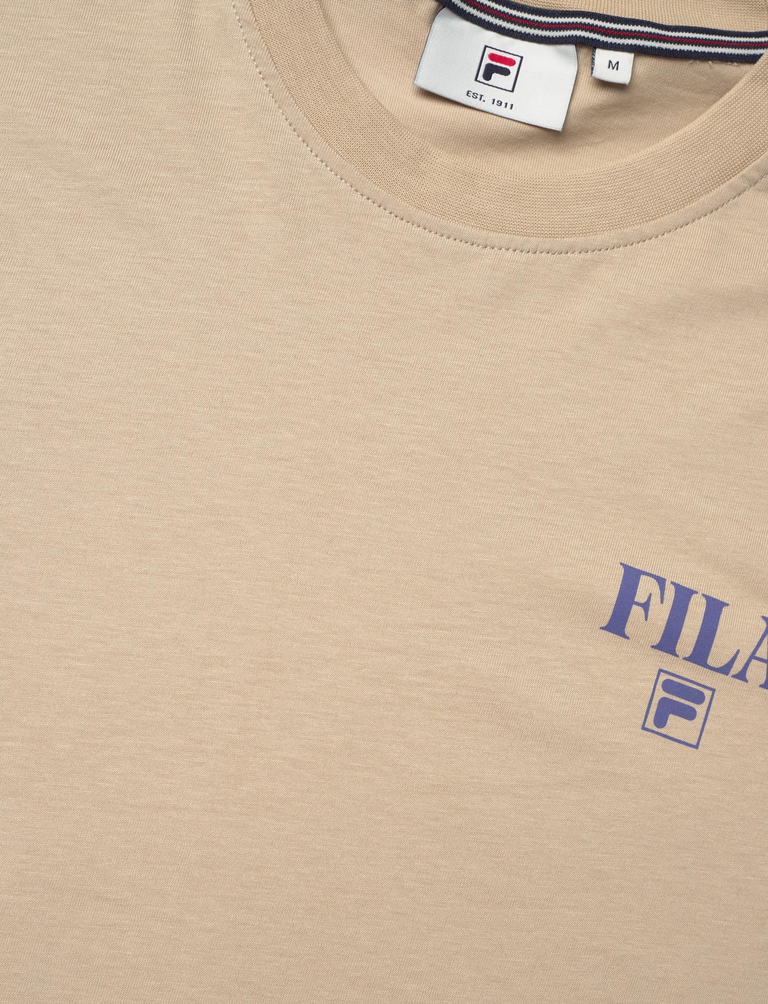 FILA - PONZANO relaxed graphic t-shirt - alussärgid ja t-särgid - white pepper - 2