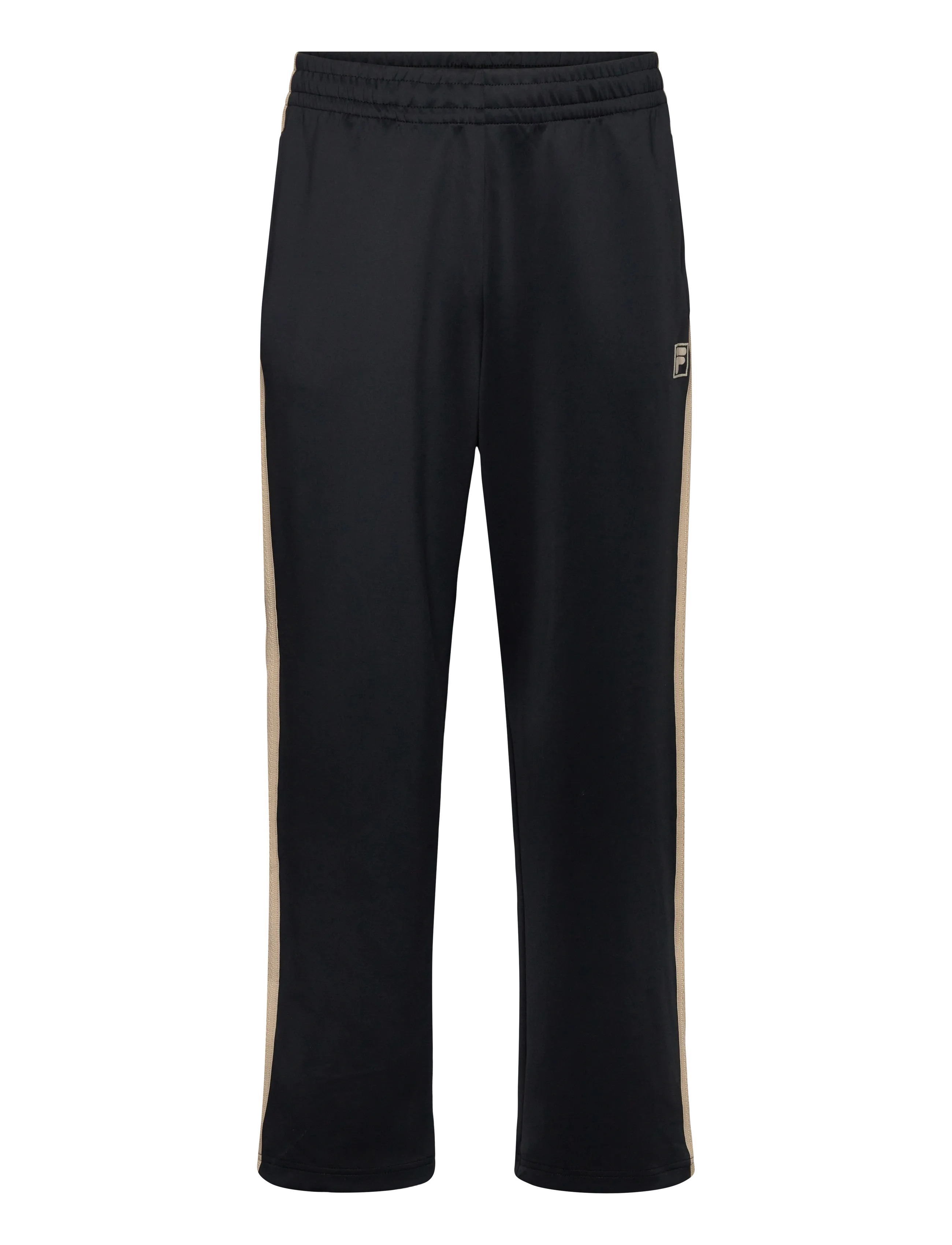 FILA Vaiano Relaxed Taped Track Pants, S, Black, Sport Pants > Sport Sweatpants, Herre