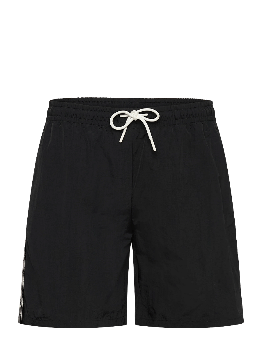 FILA - LERICI loose heritage tape beach shorts - badbyxor - black - 0