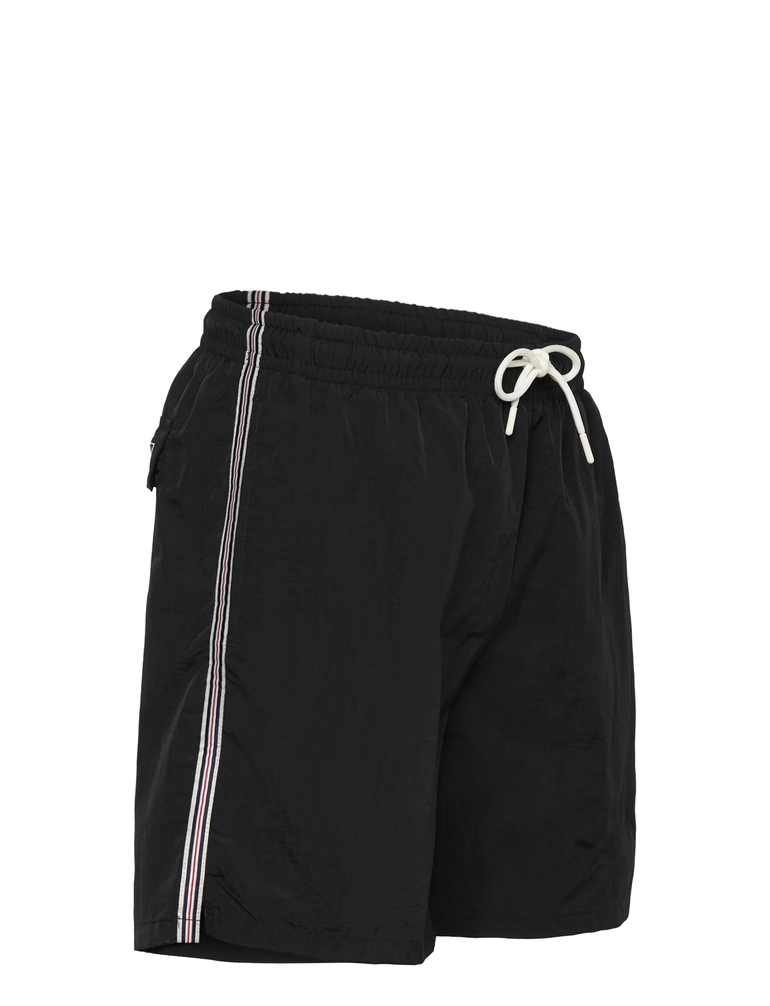 FILA - LERICI loose heritage tape beach shorts - shorts de bain - black - 2