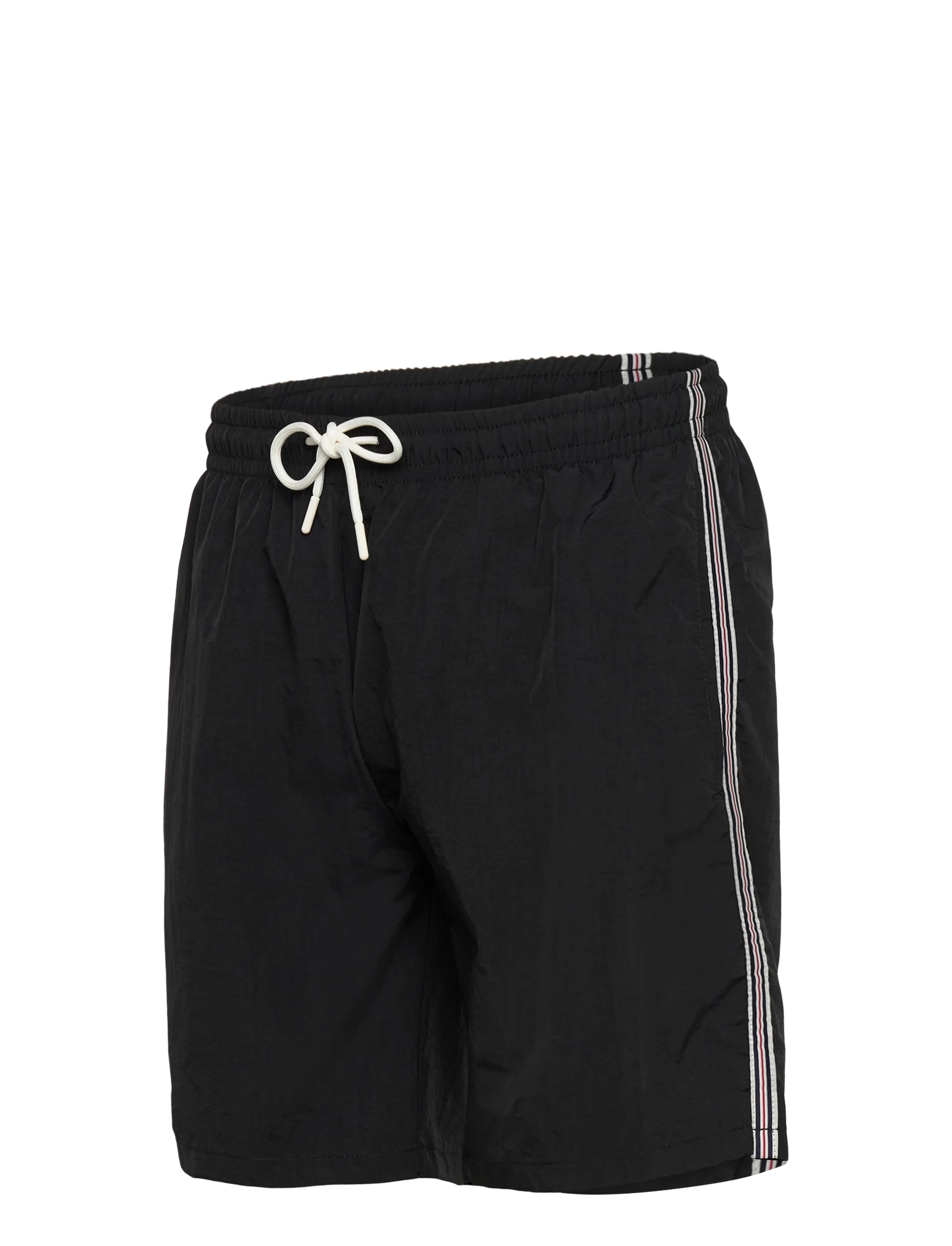 FILA - LERICI loose heritage tape beach shorts - shorts de bain - black - 3