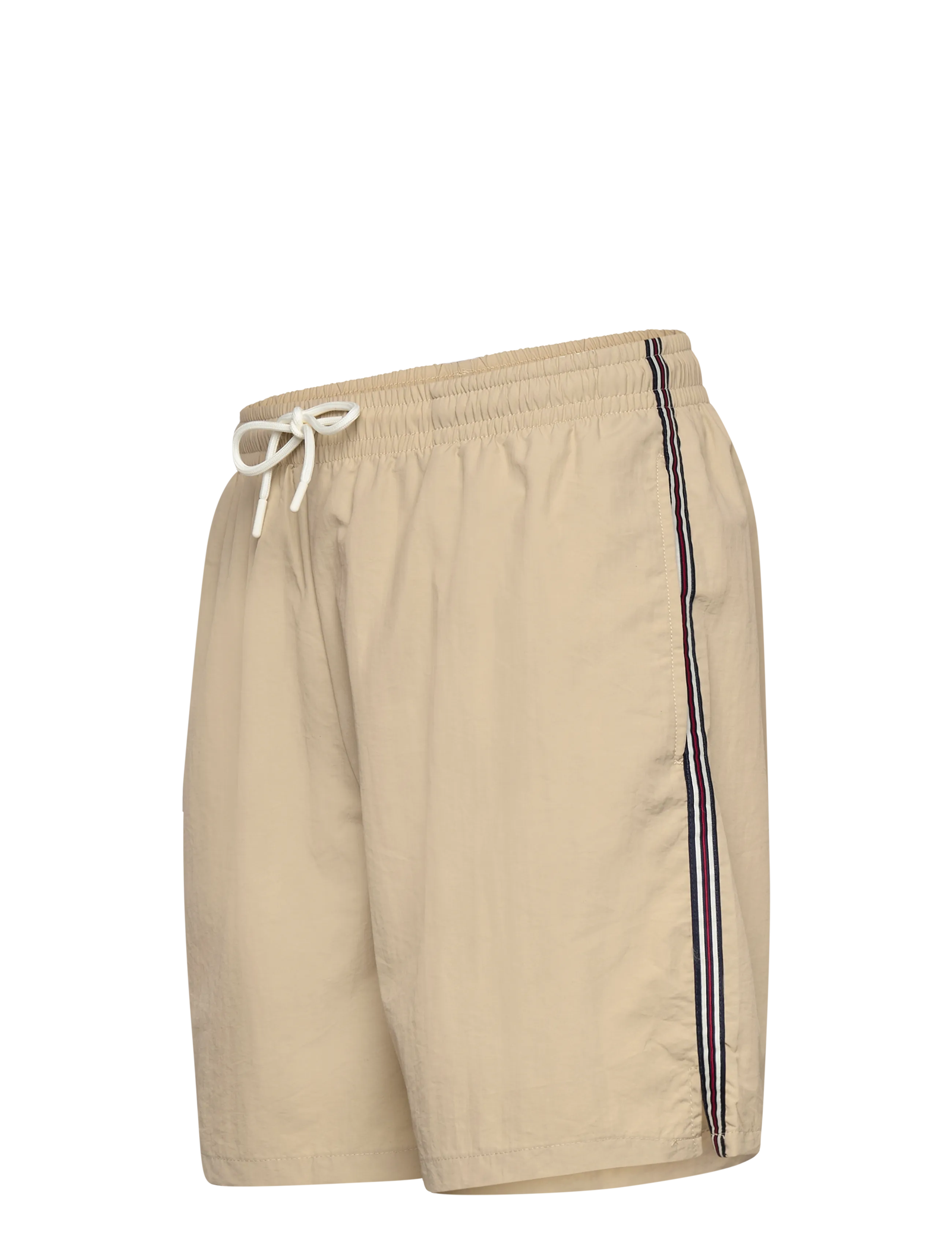 FILA - LERICI loose heritage tape beach shorts - badehosen - white pepper - 3