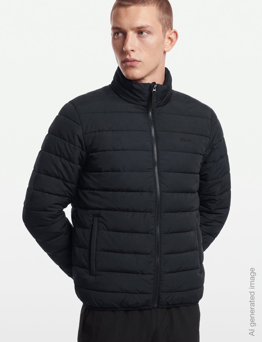FILA - REVELLO regular lightweight jacket - dunjakker - black - 3