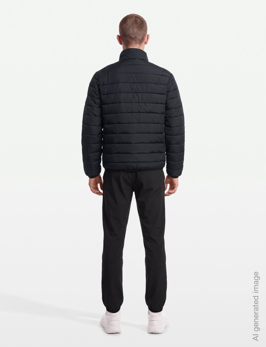 FILA - REVELLO regular lightweight jacket - dunjakker - black - 4