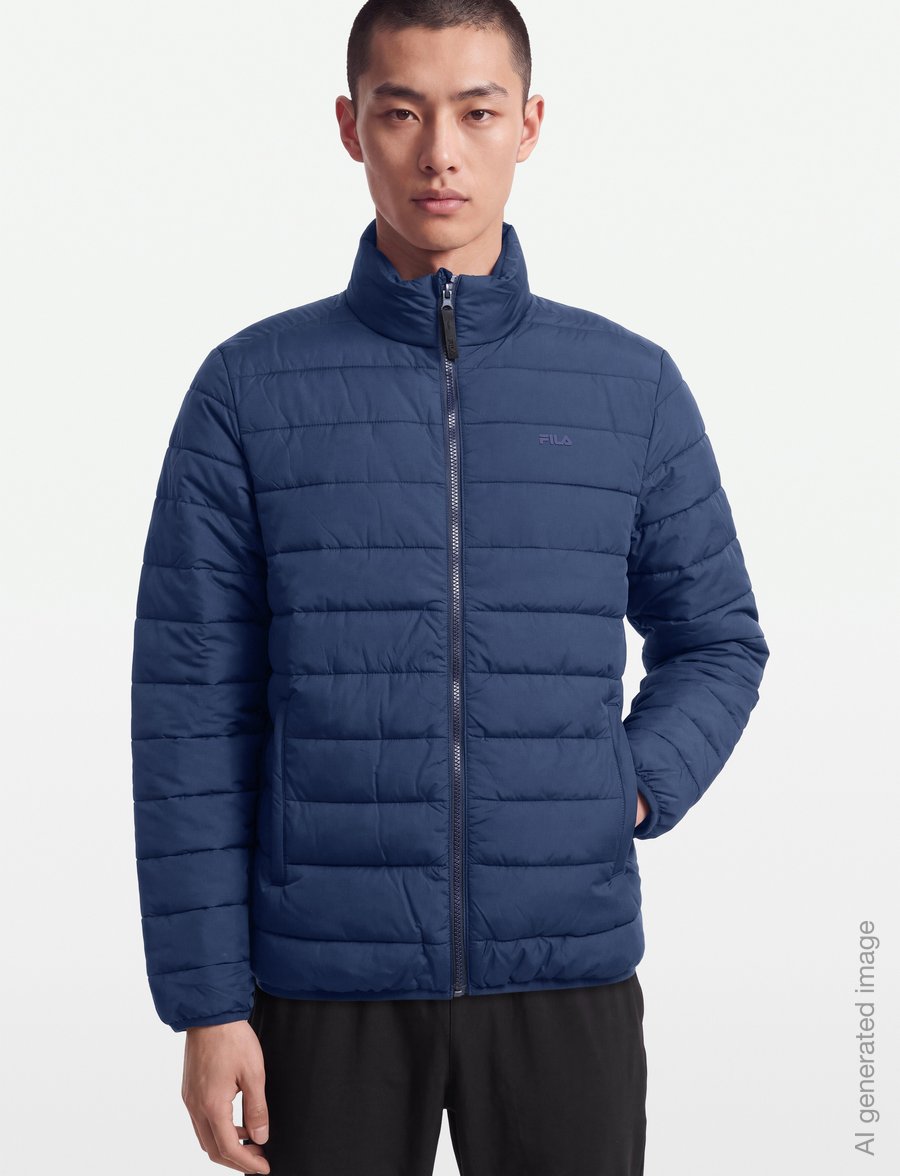 FILA - REVELLO regular lightweight jacket - gewatteerde jassen - dark sapphire - 3