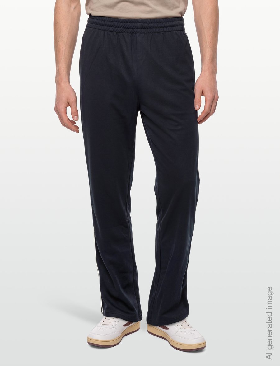 FILA - LAVIS relaxed straight piping track pants - træningsbukser - dark sapphire - 3
