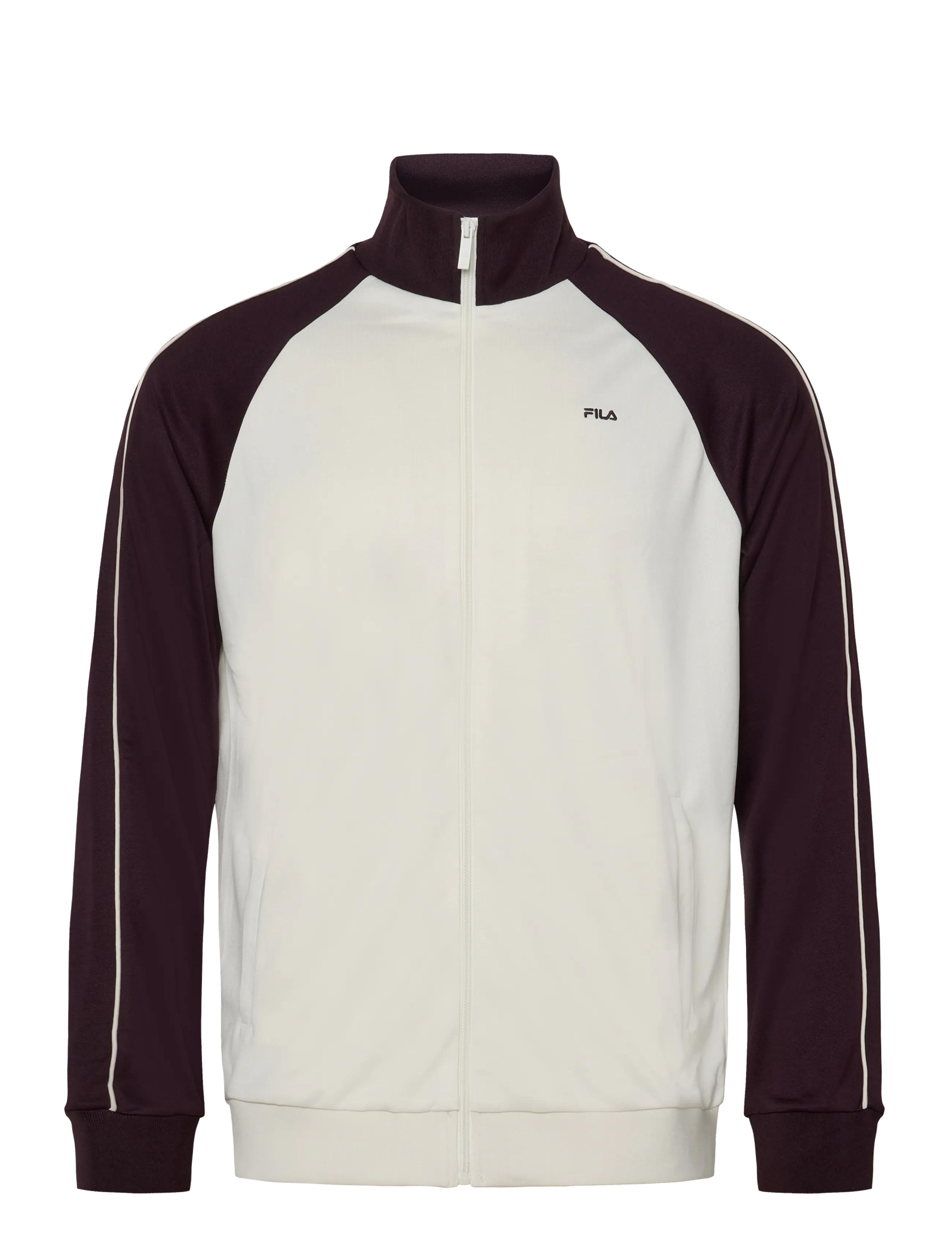 FILA LAVIS regular piping track jacket - Neuheiten - FUDGE-EGRET / cream